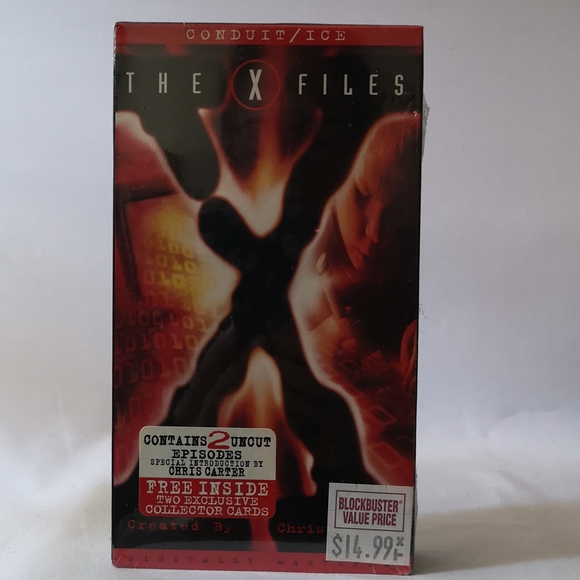 Set of Five Brand New, The X-Files VHS Uncut 2 Episodes w Bonus Collector Cards - Picture 5 of 6